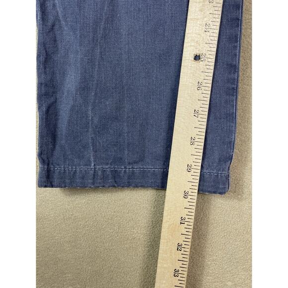 Bruhl Pants Mens 36R Blue Straight Leg Mid Rise Regular Fit Stretch Chino - Picture 7 of 15